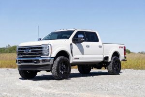 Ford F-250 Super Duty Fender Flares - Rough Country - Pocket - Oxford White - '23-'26